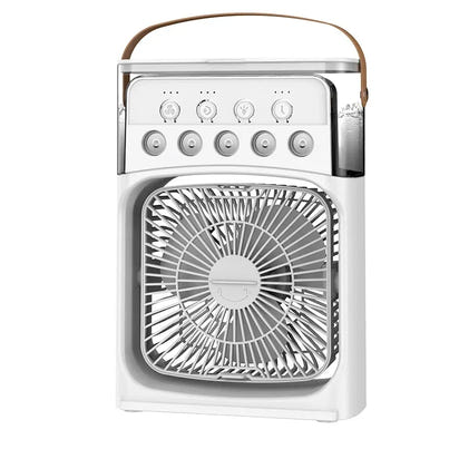 [NEW] 3-in-1 Portable Air Cooler Fan 💨│ Mini Air Conditioner + Humidifier + LED Night Light │ Stay Cool Anywhere 