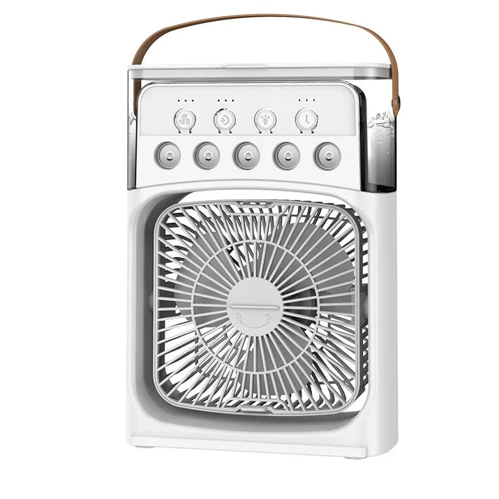 [NEW] 3-in-1 Portable Air Cooler Fan 💨│ Mini Air Conditioner + Humidifier + LED Night Light │ Stay Cool Anywhere 