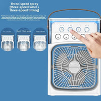 [NEW] 3-in-1 Portable Air Cooler Fan 💨│ Mini Air Conditioner + Humidifier + LED Night Light │ Stay Cool Anywhere 